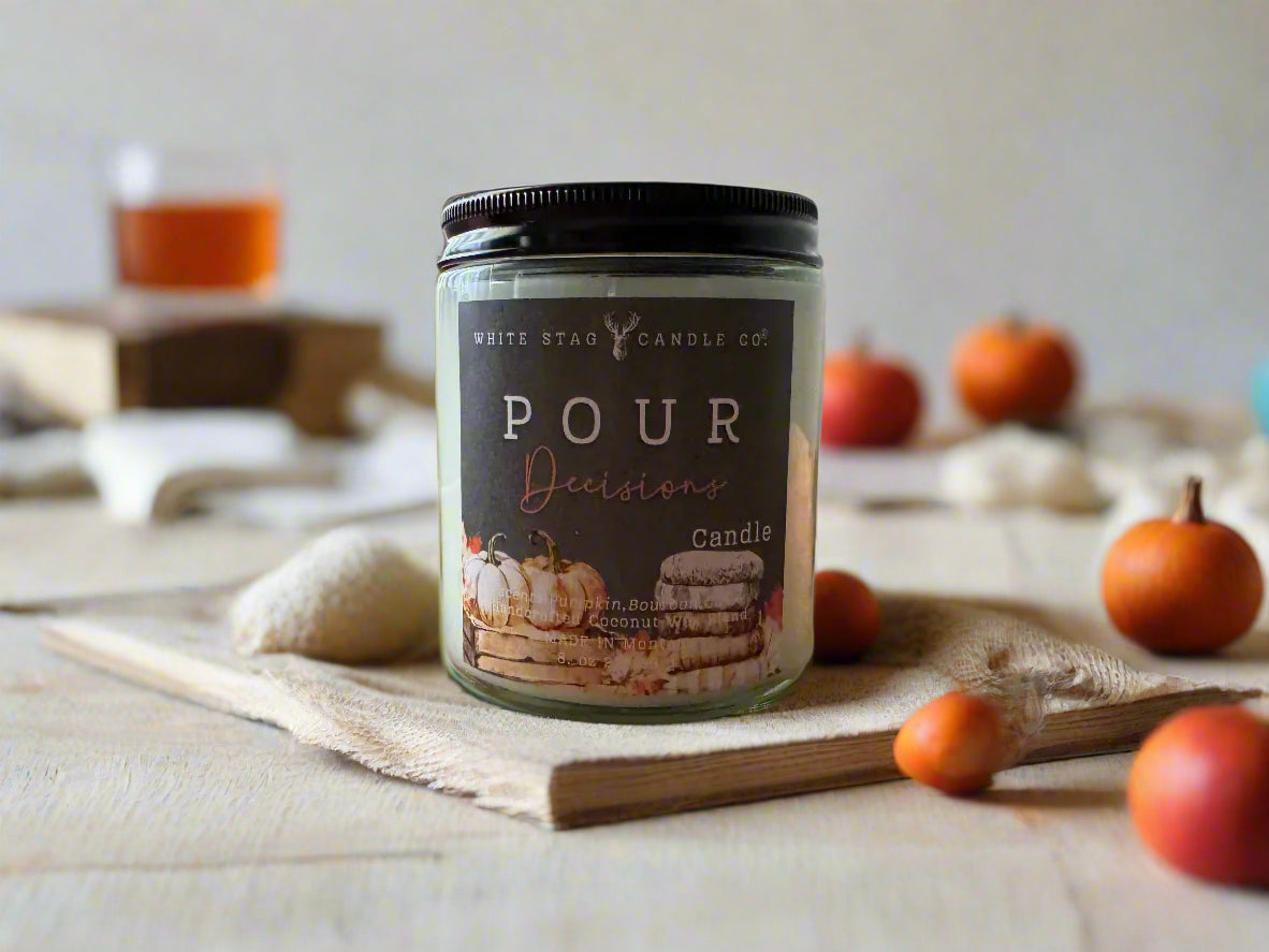 Seasonal Candle- Pour Decisions cotton wick