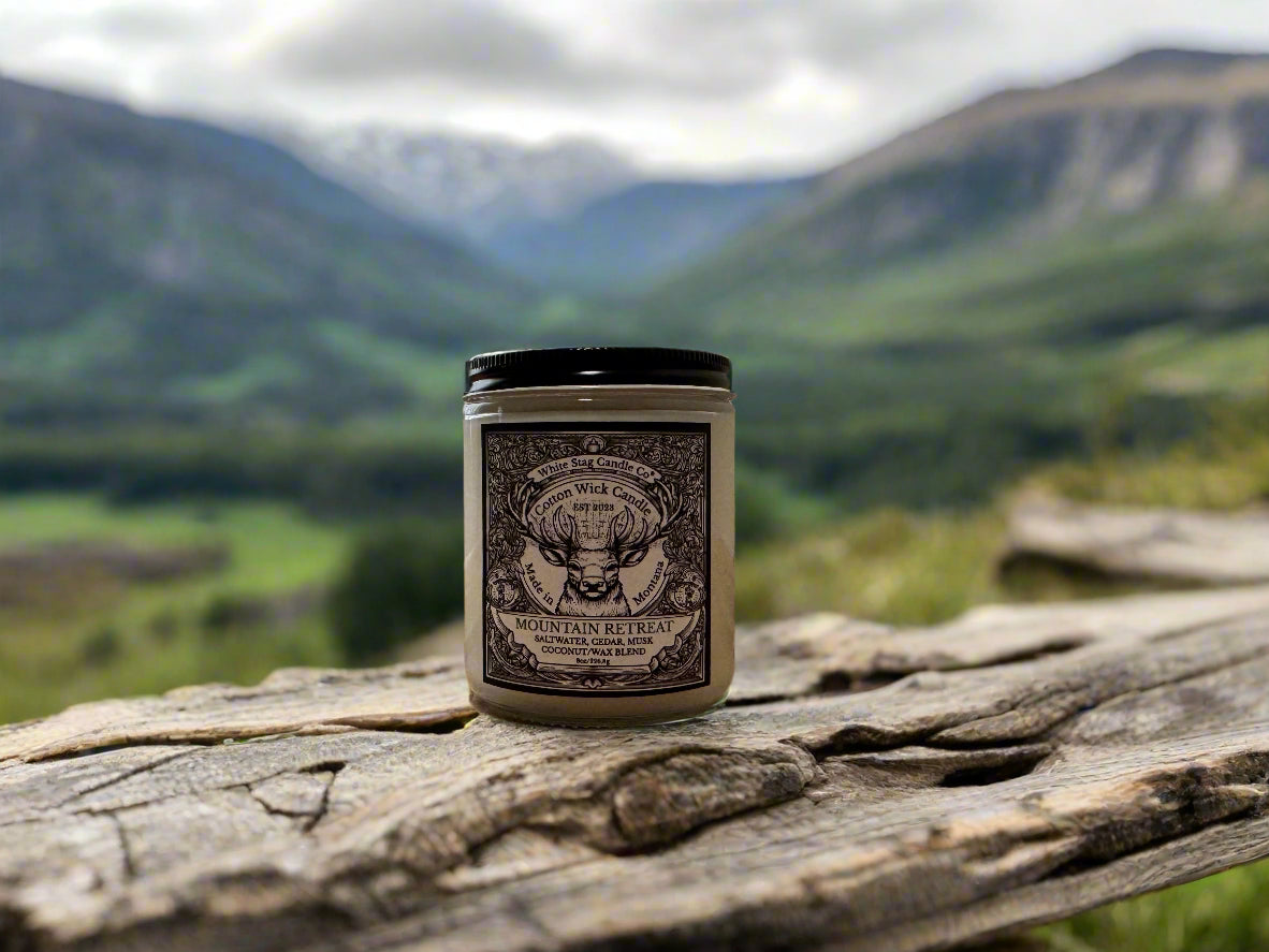 Mountain Retreat - Cotton wick candle