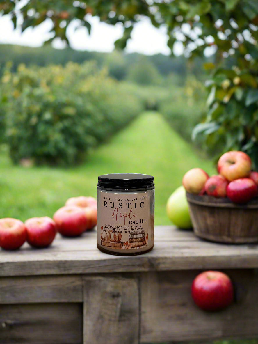 Seasonal Candle-Rustic Apple-Cotton wick -Candle
