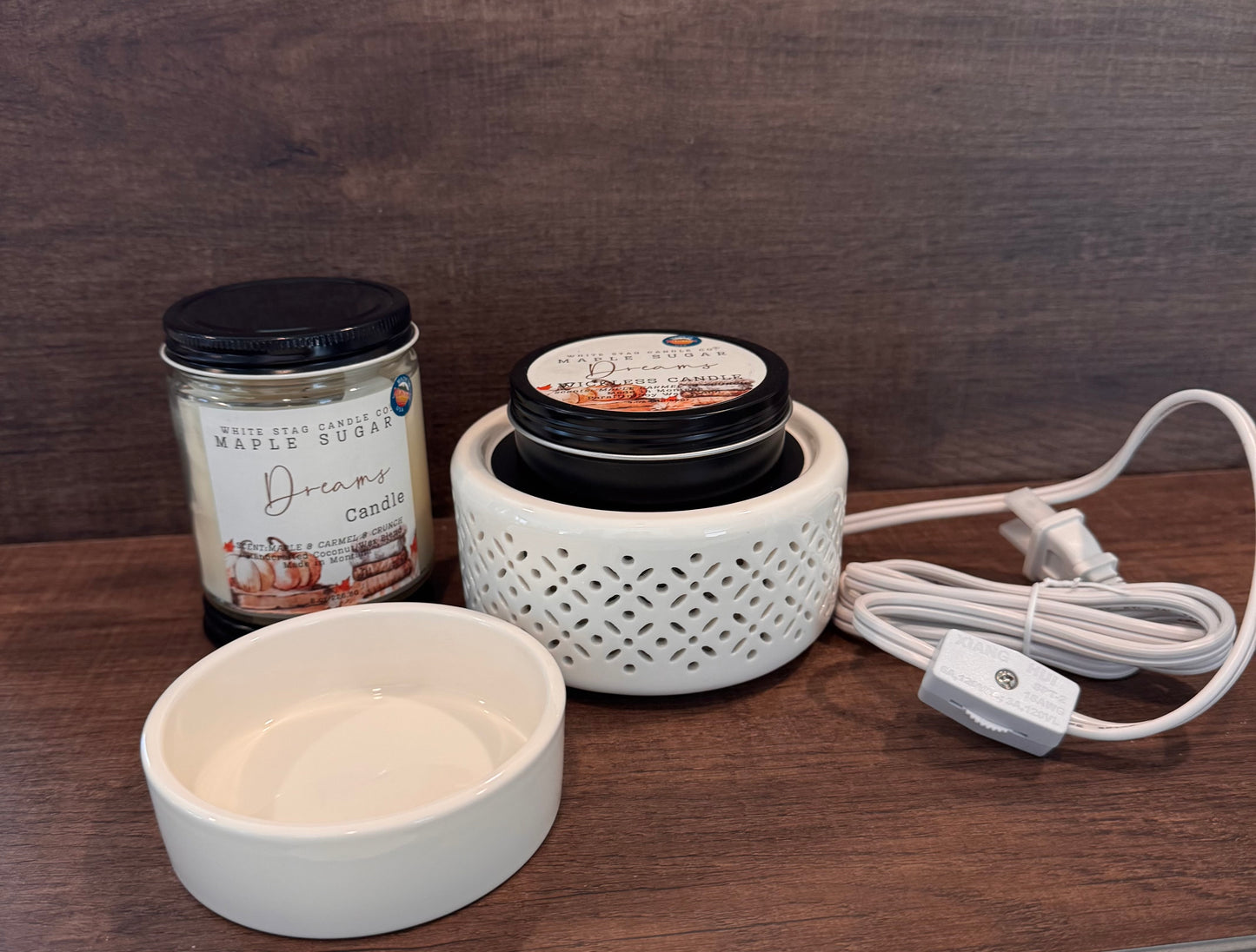 Candle Warmer-White