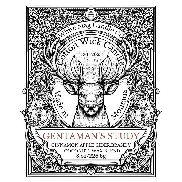 Gentleman's Study-cotton wick candle