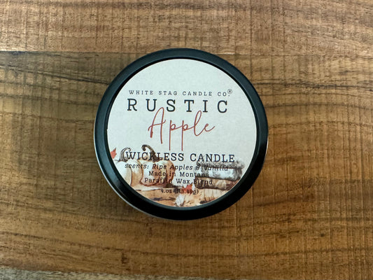 Seasonal Rustic Apple-Wickless Candle