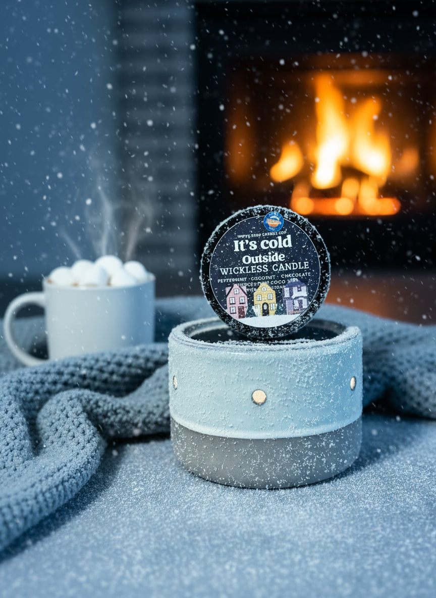 Seasonal Wickless Candle-It's Cold Outside