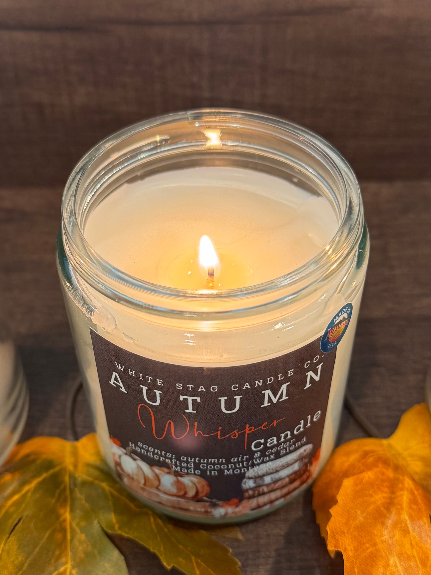 Seasonal Candle-Autumn Whisper-Cotton wick Candle