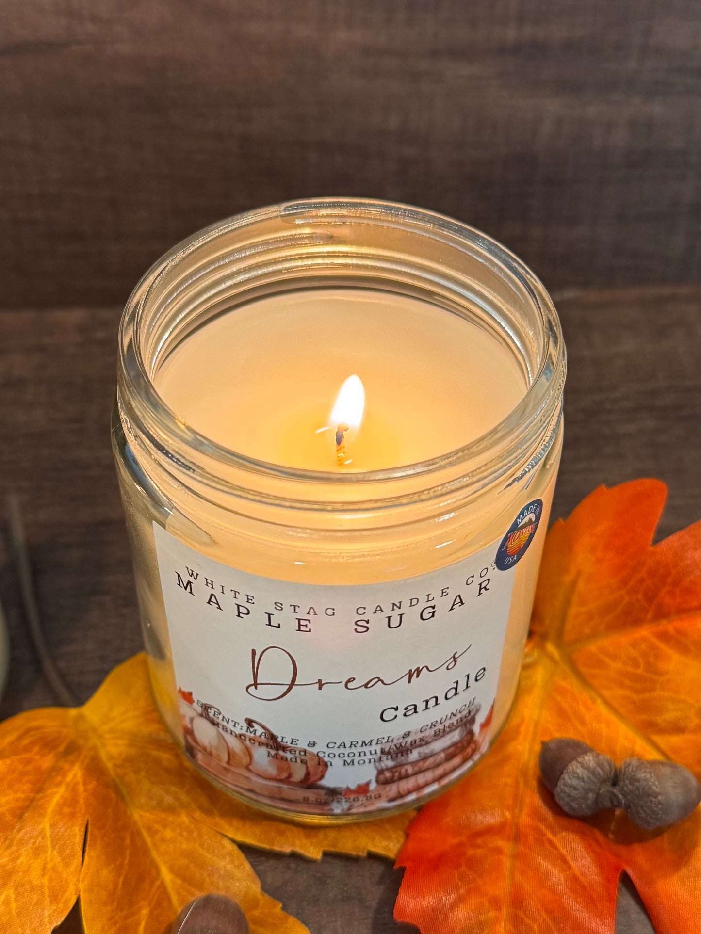 Seasonal Candle-Maple Sugar Dreams-Cotton Wick Candle