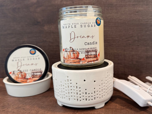 CANDLE WARMER-WHITE
