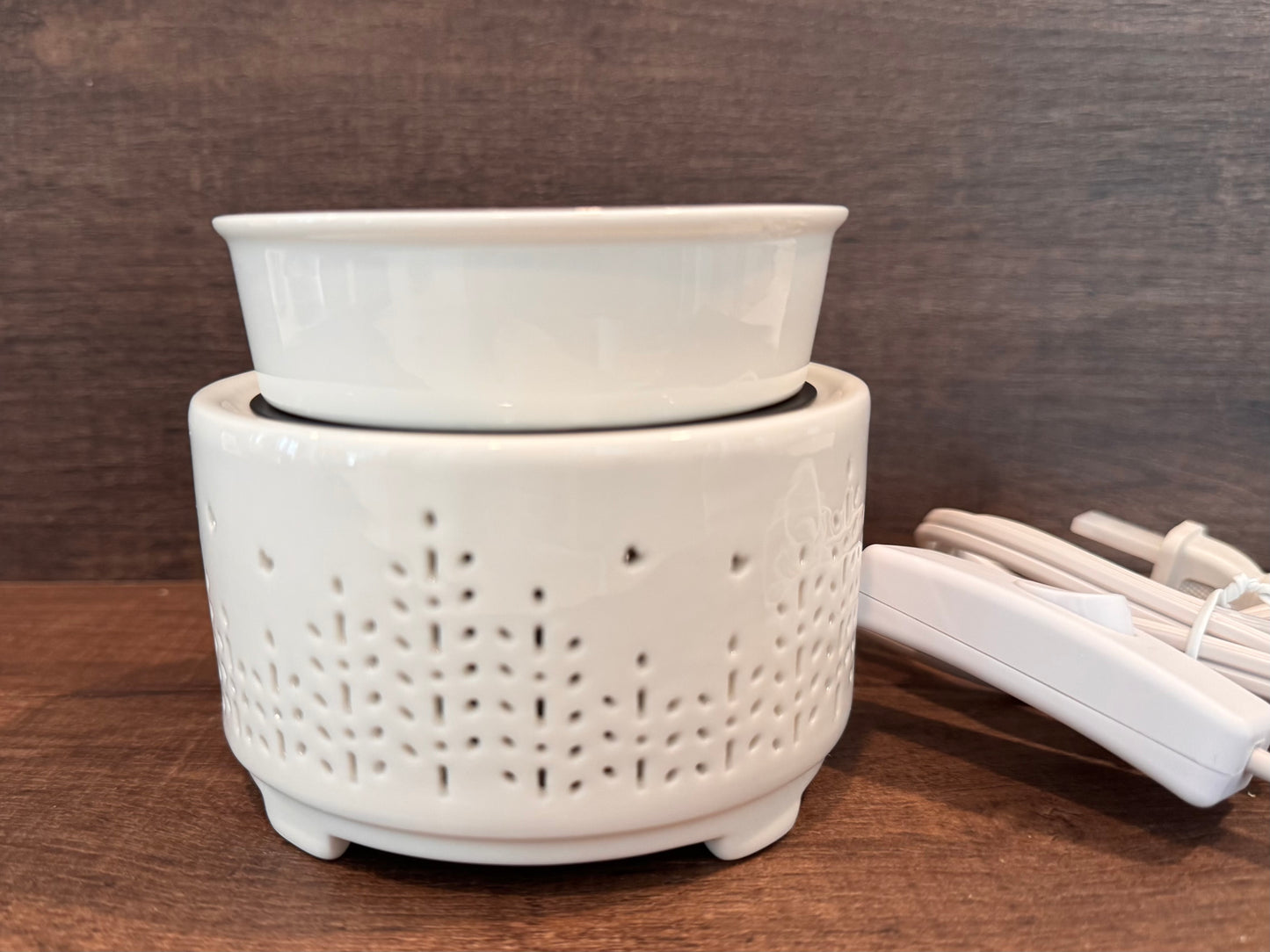 CANDLE WARMER-WHITE