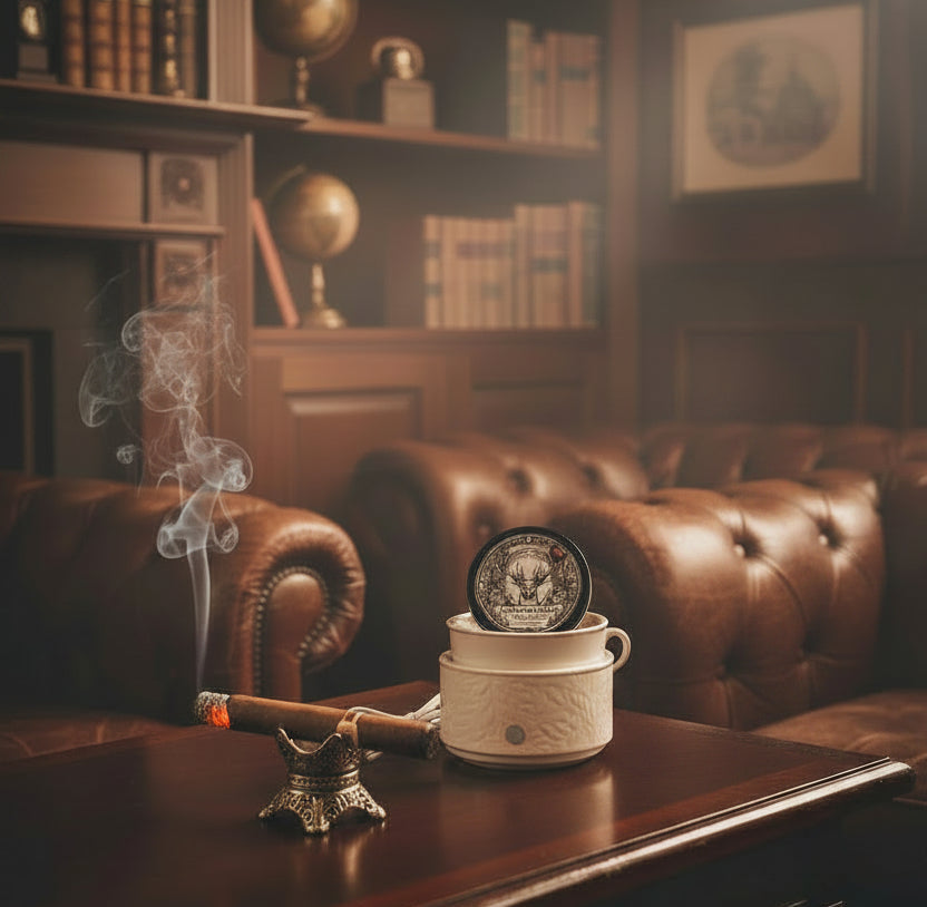Gentamen's Study-Wickless Candle