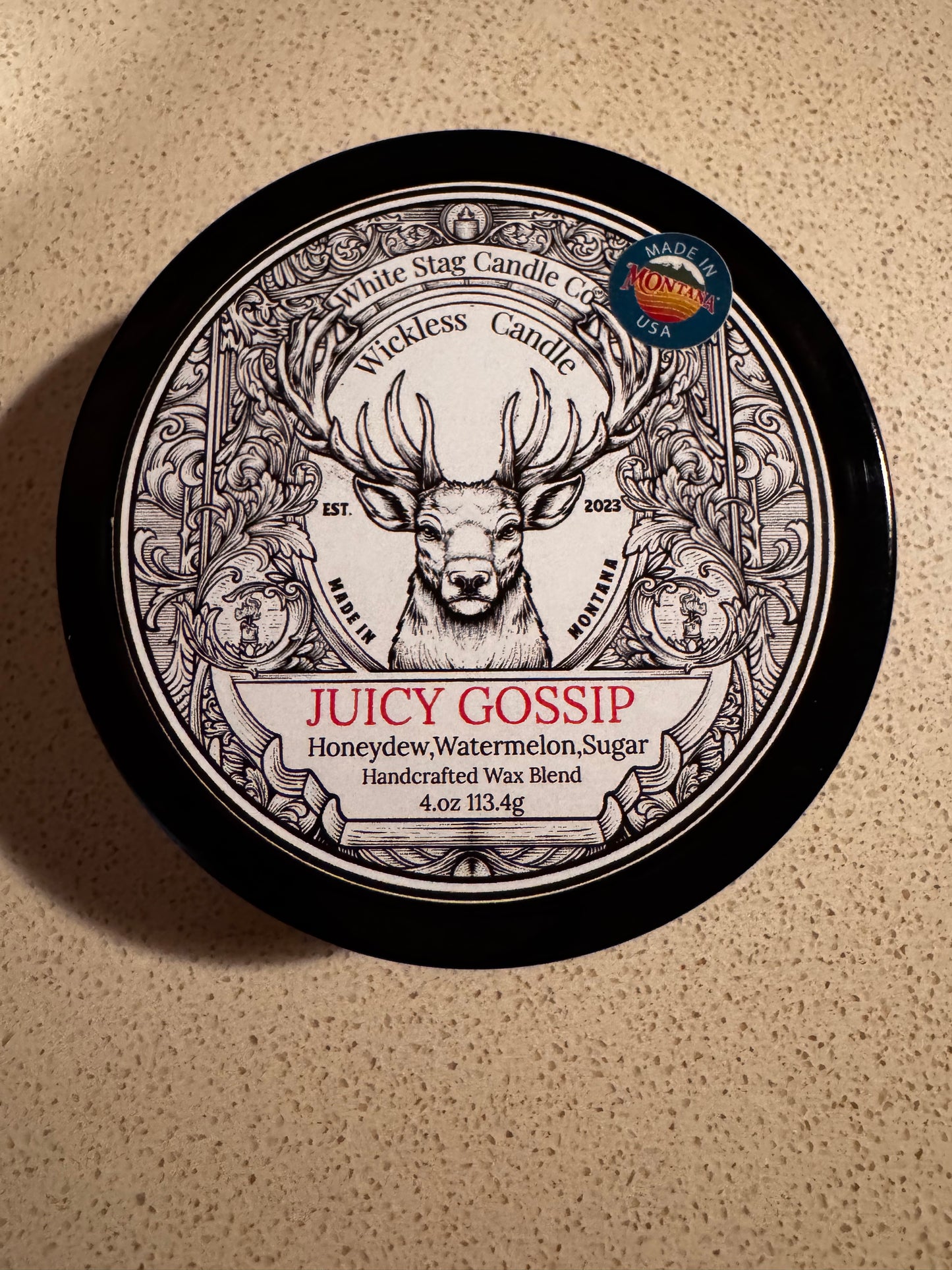 Wickless Candle-Juicy Gossip