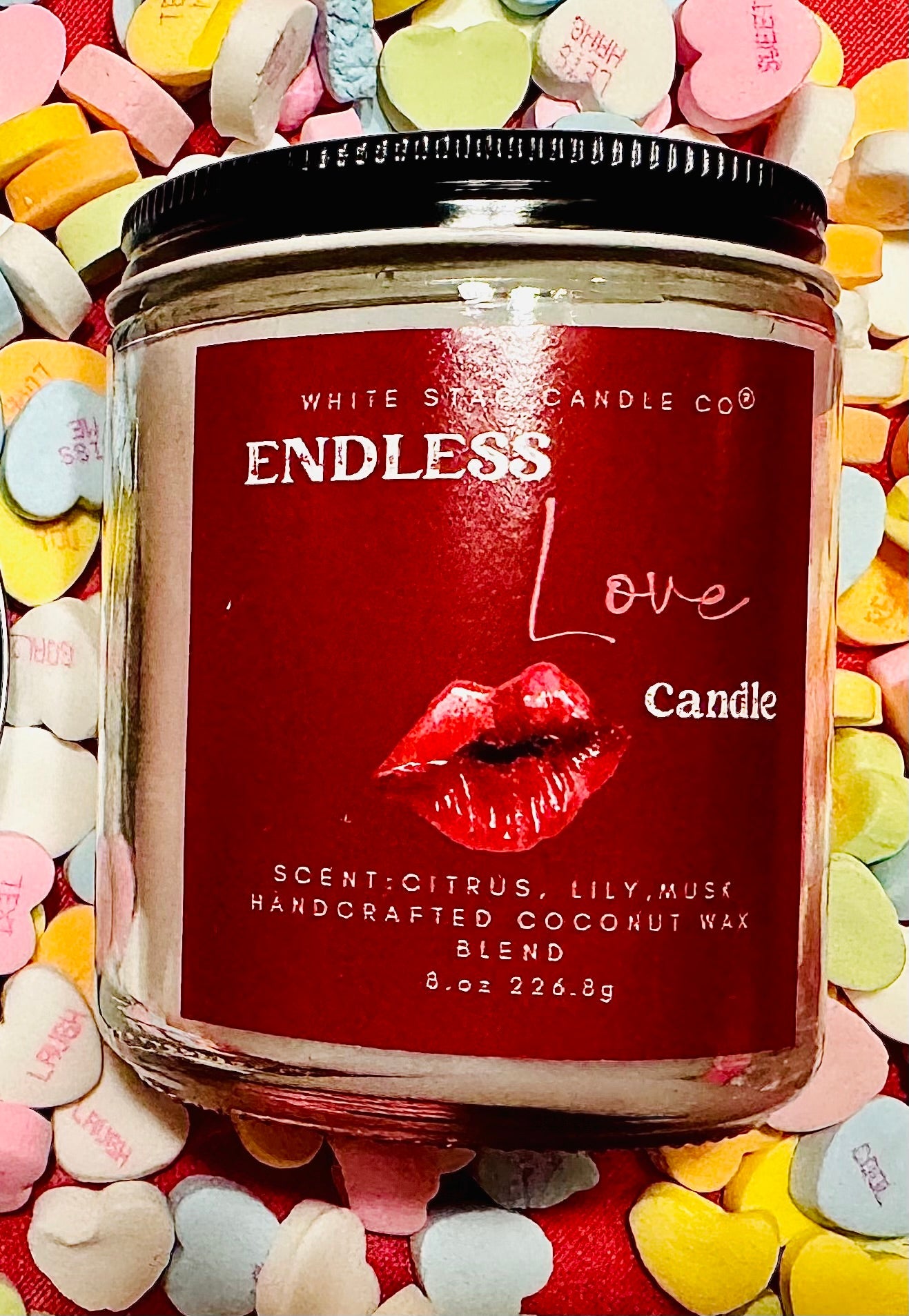 Seasonal Cotton Wick Candle-Endless Love